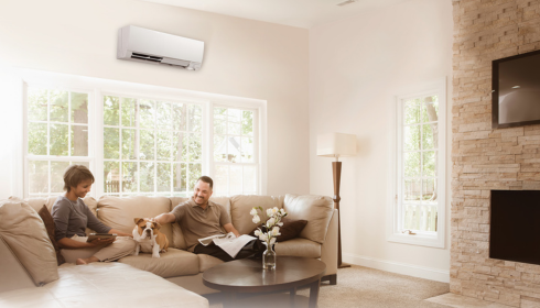Residential ductless HVAC